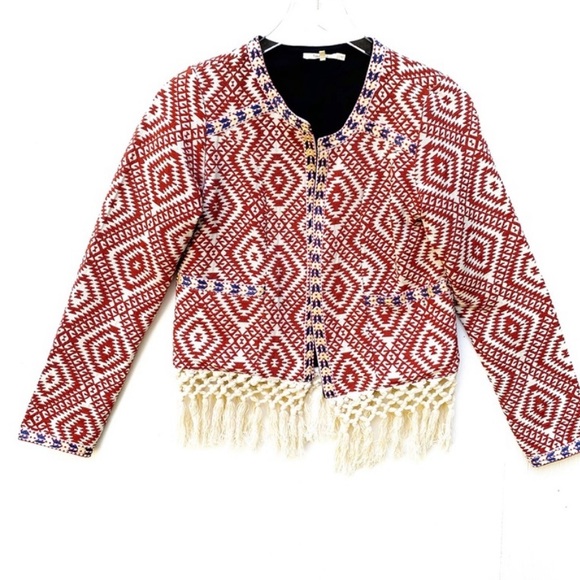 tularosa boho print santa fe fringe pattern tassel - Picture 2 of 4